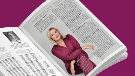 Darstellung einer Seite aus dem Magazin Petra zum Bericht über Dr. Sonja Sattler